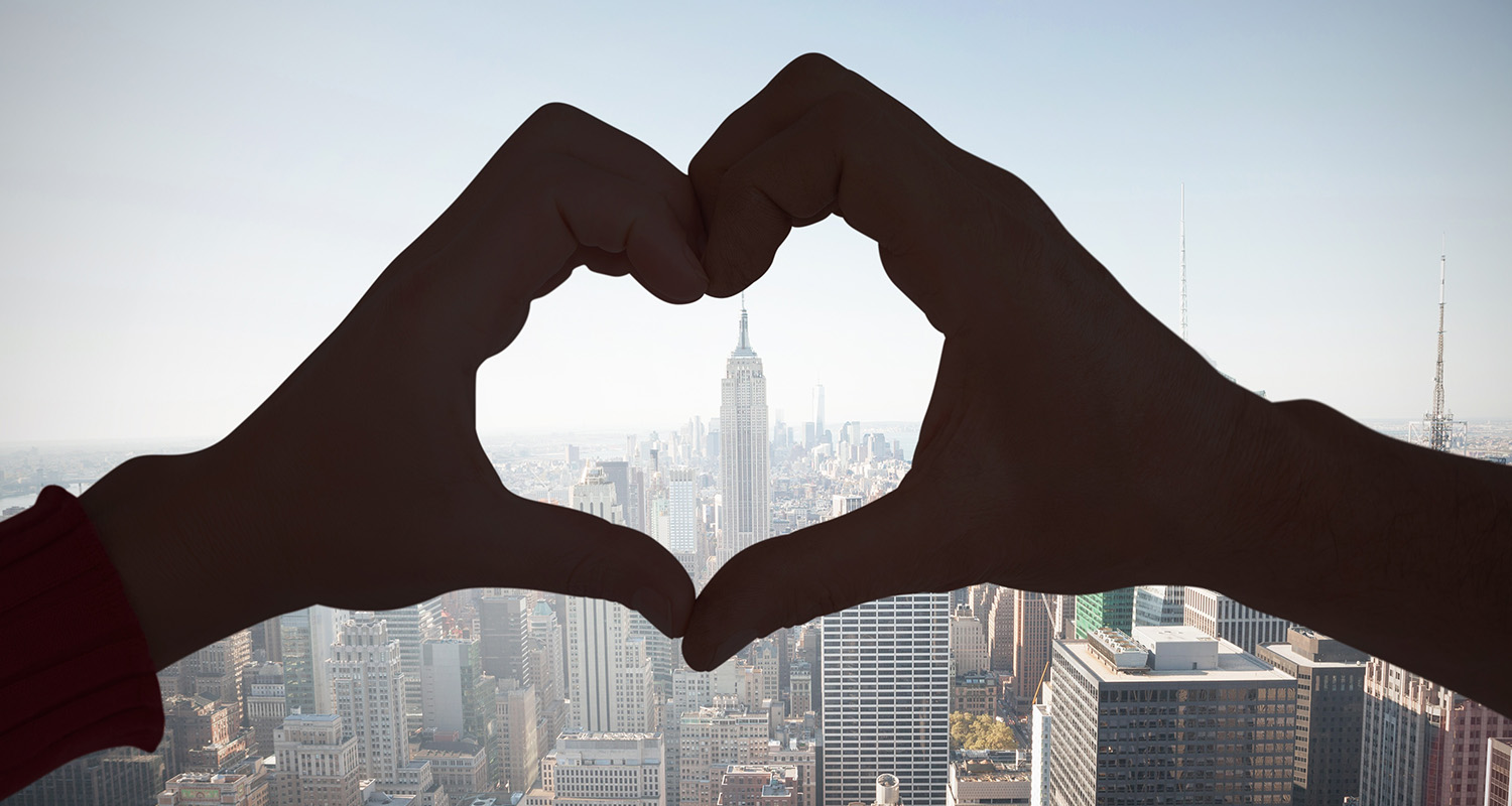 hand making a heart shape